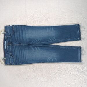Eddie Bauer Women's Slightly Curvy Slim Straight‎ Denim Jeans Size 16